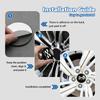 4pcs 56mm Car Emblem Wheel Hub Center Cap Stickers Badge Decal Accessories For Aiways U5 SE U6 RG Nathalie PRO Bj U7 Ion 2020