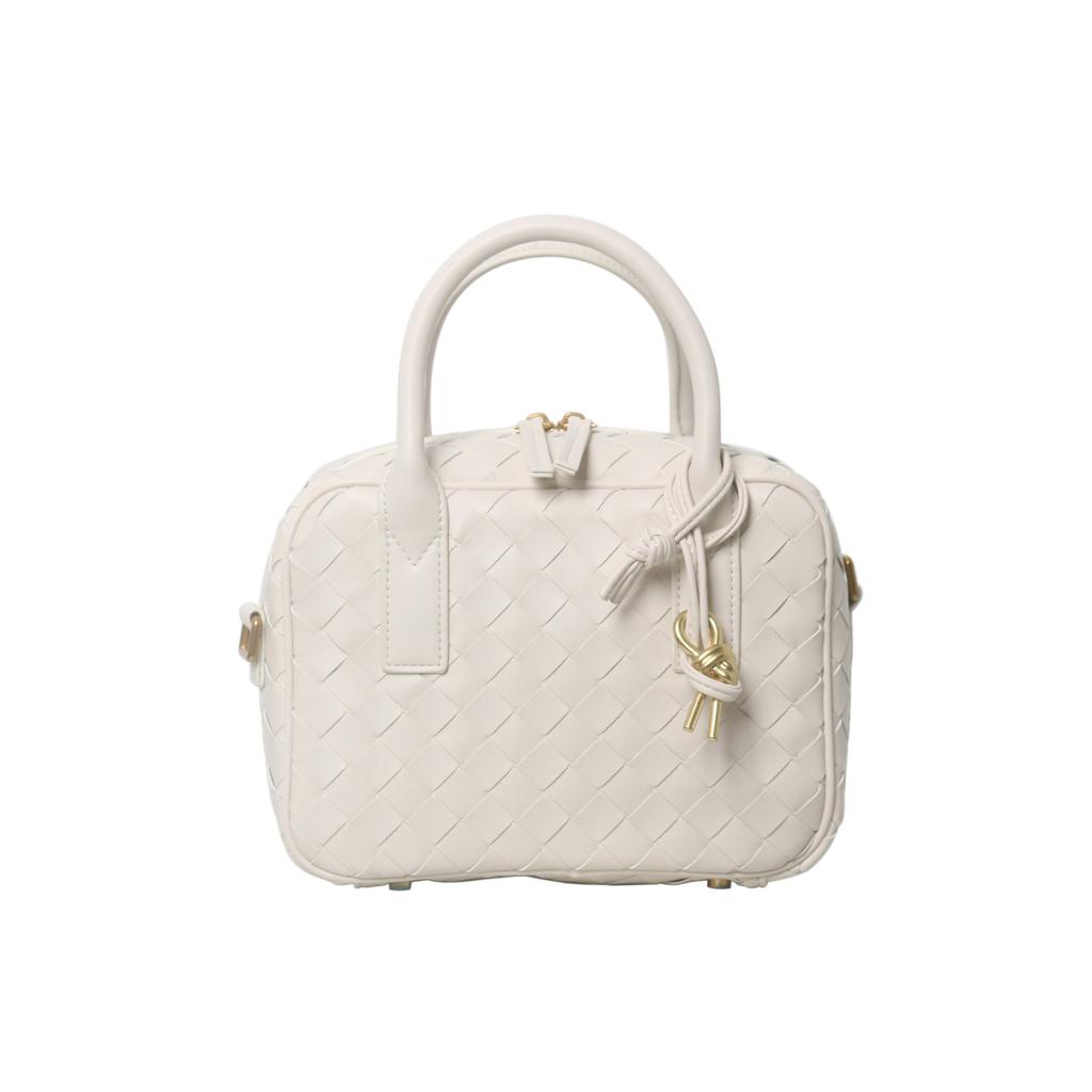 2025 New Getaway Large Capacity Retro Hand Woven Pillow Bag Leather Crossbody Handbag