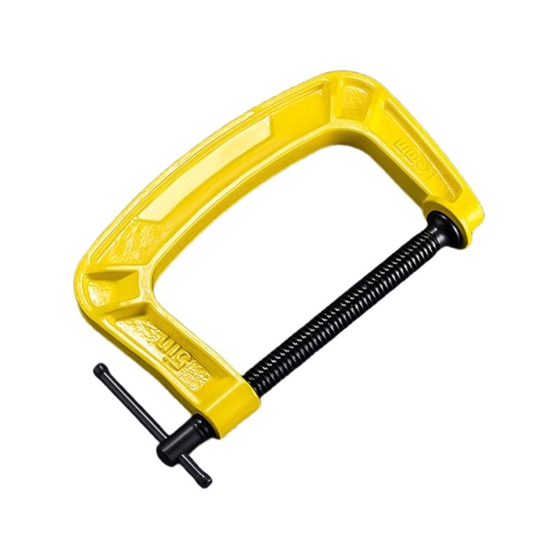 Professional Grade Woodworking G Clamps Offers Strong Clamping Force Ideal for Furniture Making and Model Assembly