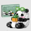Stavebnice Huahua Chinese Panda - Kompatibilní s Legem, sestavou malých puzzle, dekorativními hračkami