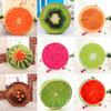 Adorable 16" Round Fruit Sofa Throw Pillow For Living Room Or Bedroom