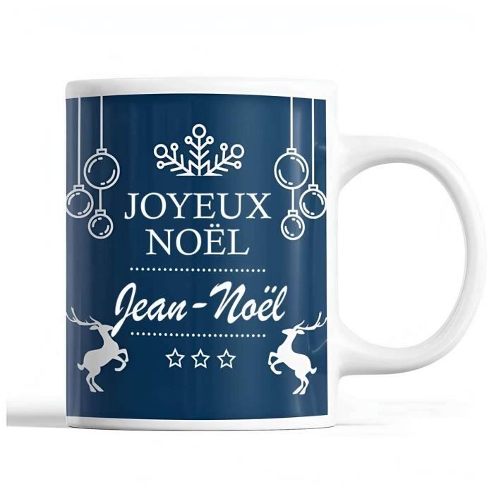 Mug - Noël Jean-Noël - Ceramic - Printed Front/Back - 325 Ml