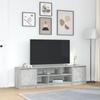 TV Cabinet Concrete Grey 188.5 x 41 x 50 cm Particleboard