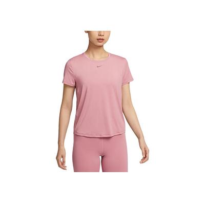 Dri-Fit One Classic Series Comfortable Soft Quick-Dry Short Sleeve T-Shirt Women T-Shirts Pink FN2799-699