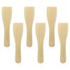 6 Adet Ahşap Spatula Mutfak Spatulası Ahşap Yemek Pişirmek İçin Yapışmaz Toplu Mutfak Gereçleri