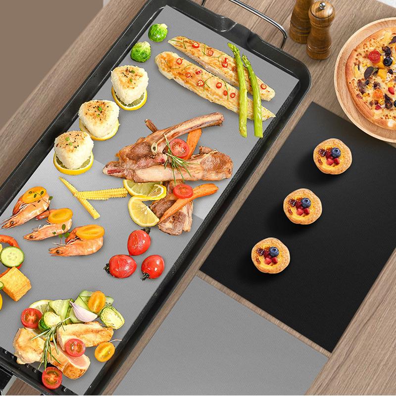 5-Hole Gas Stove Pad Protective Cover Anti-dirty Non-stick Pad Reusable Stovetop Scratch Protector Pads Kitchen Tool Accessories