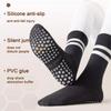 Pilates Barre Anti-Skid Grips Cushioned Sock Yoga Socks Non Slip Dance