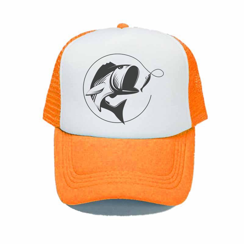 Animal Fish Farm Snapback Trucker Hat Cap Jalan Kuari Fisherman Bone Dad Hats Original Mike Trout Fish Mesh Hunting Hat YY339