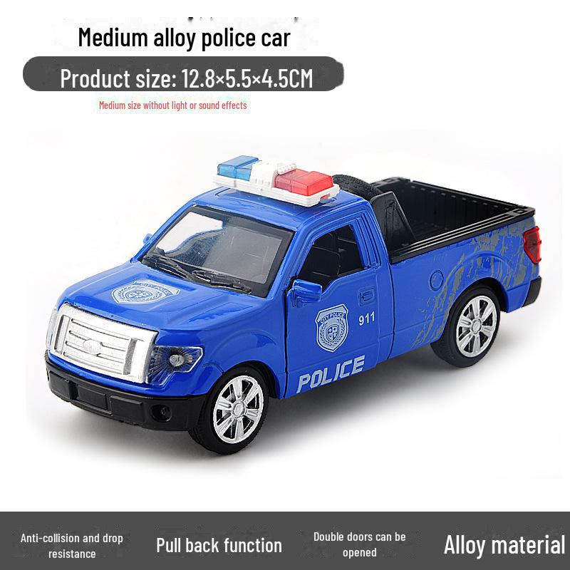 

Детский игрушечный фургон из сплава: Модель машины скорой помощи, пожарной машины, спецназа - инерционный механизм, бесплатная доставка