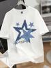 Standard-sized White Crew Collar T-shirts Featuring Male and Female Celebrities Are Suitable for Casual Street Wear T Shirt
