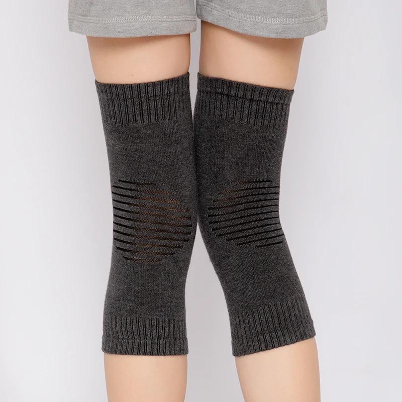 Women's Elastic Knitted Knee Warmers Lightweight Breathable Knee Support Sleeves Daily Wear Joint Care Knee Protectors