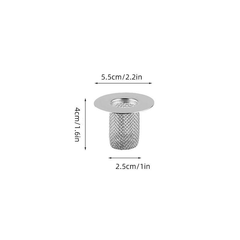 Filtro per Scarico a Pavimento Rete in Acciaio Inox Filtro per Lavello da Cucina Raccogli Capelli Tappo per Vasca da Bagno Rete Anti-intasamento per Doccia Filtro Scarichi