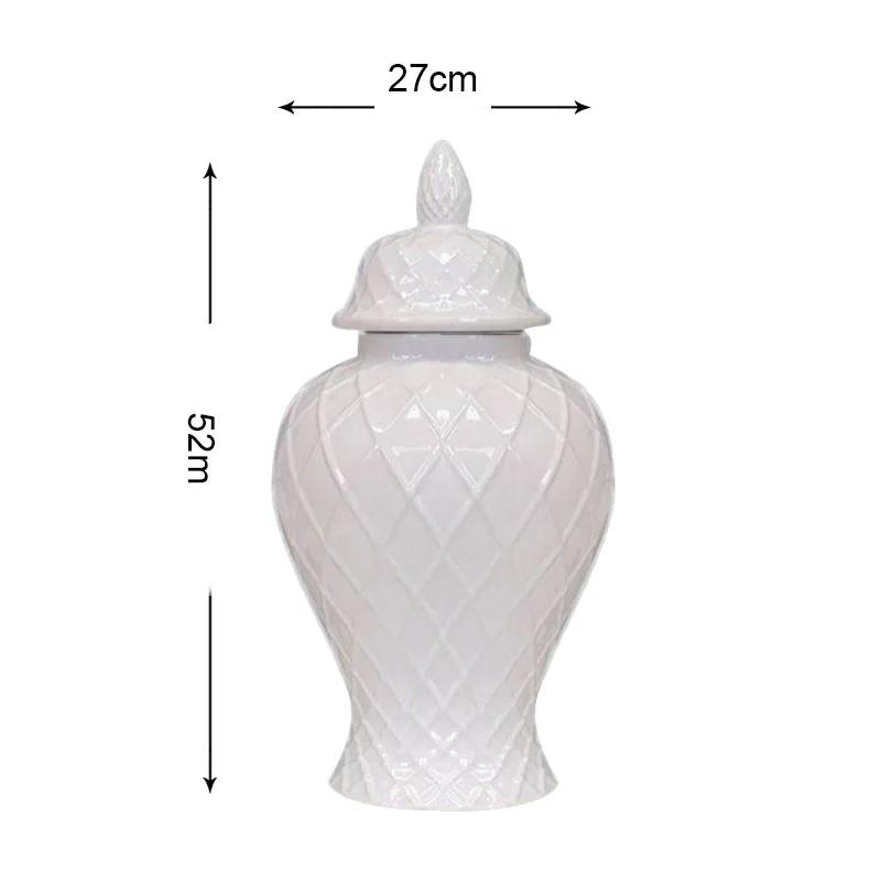 Large ceramic general jar home decoration vase ornaments porcelain vase tabletop decorations ceramic vase home decoration