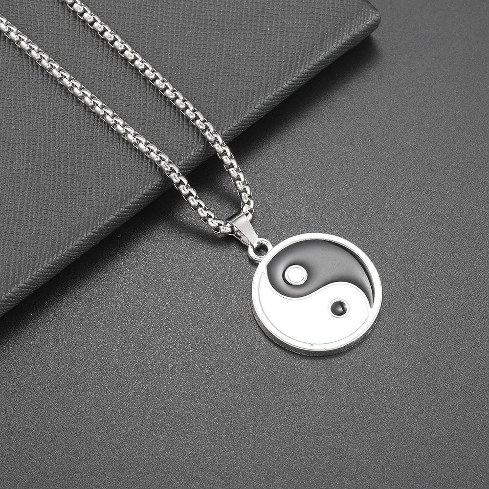 Hip Hop Necklace Men'S Titanium Steel Cartoon Men'S And Women'S Tide Pendant Personalized Street Couple Pendant Accessories