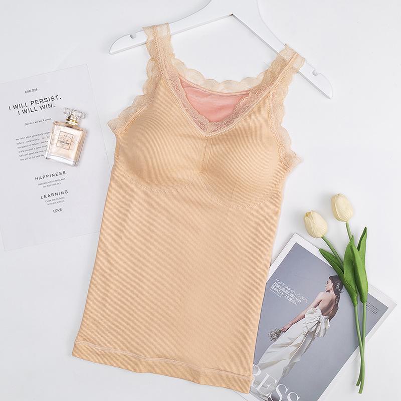 

Женский толстый кружевной терможилет с бретельками - Большой размер, дизайн Fairy Bear Plus size [recommended 120-180 catties]