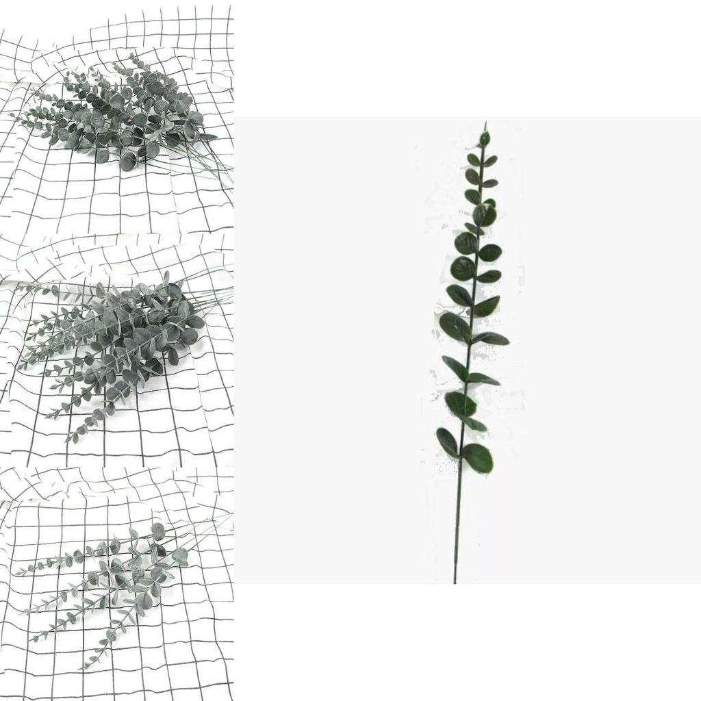 Green Eucalyptus Citriodora Leaf Greenery Artificial Flower Bouquet For Home Decor