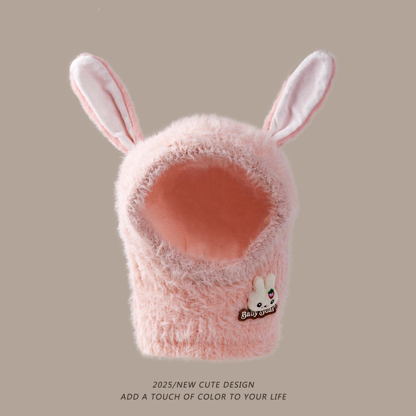 

Autumn Winter Plush Baby Hat - Cute, Cozy, Thickened Knitted Ear Protection for Unisex Warmth