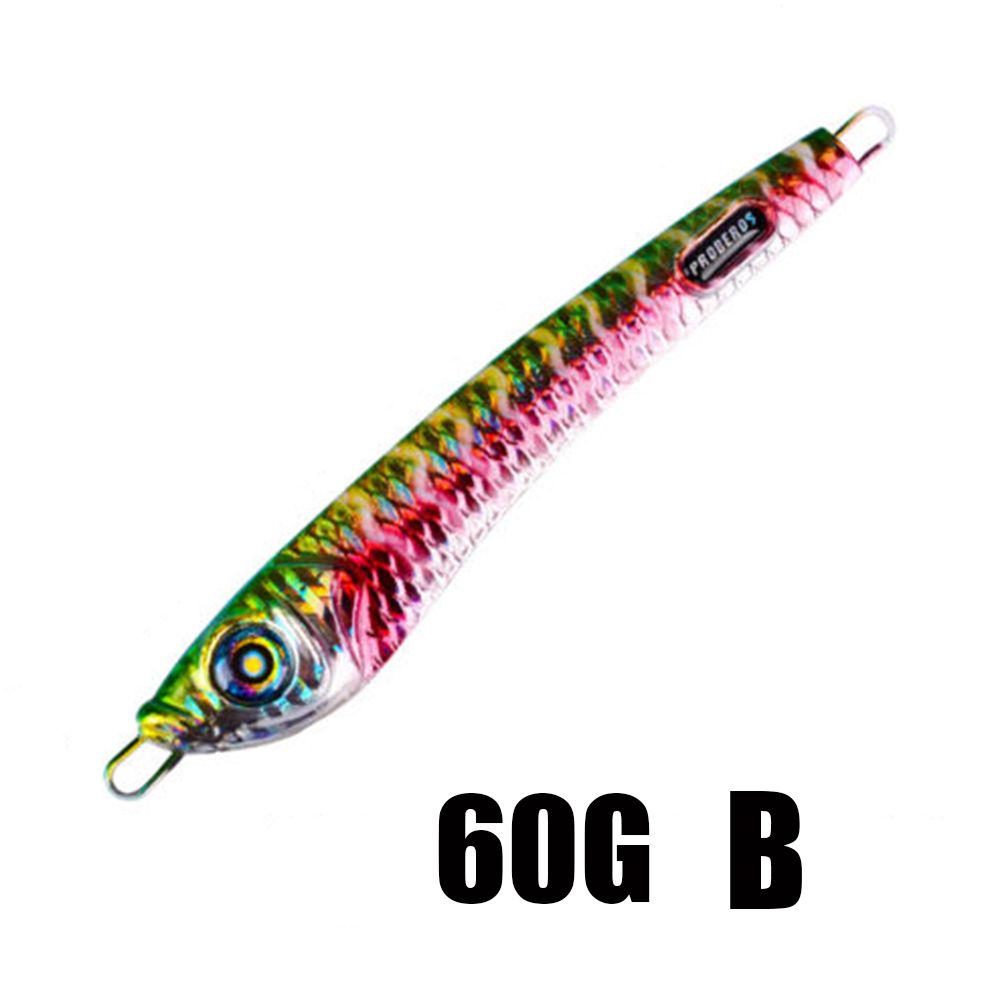 5pcs Metal Slice Lead Casting Jig Fishing Lures Spinning Baits Deep Bass Hook