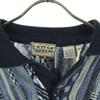 COTTON TRADERS 90s Old Overall handle Long sleeve knit Polo shirt 3D knit Men's Used