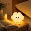 Silicone Magnetic Night Light with Star Moon Cloud Pattern, /Off Wall Lamp for Bedroom