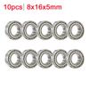 10pcs Inline Roller Skate Bearing 8x22x7mm 608rs ABEC-9 Roller Skate Wheel Bearings Deep Groove Precision Bearing for Skateboard