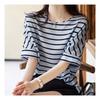 Navava Women Nb2009 Striped Summer Blouse