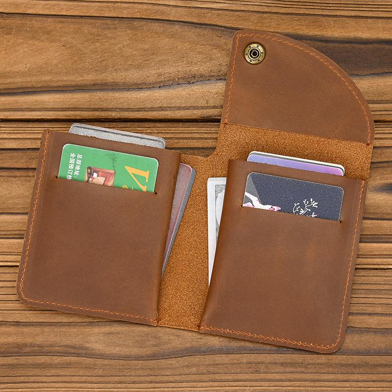 Hot Designer Genuine Leather Short Wallet Real Cowskin Short Purse Coins Cards Clip Purse For Men Woman Card Holder Male Female