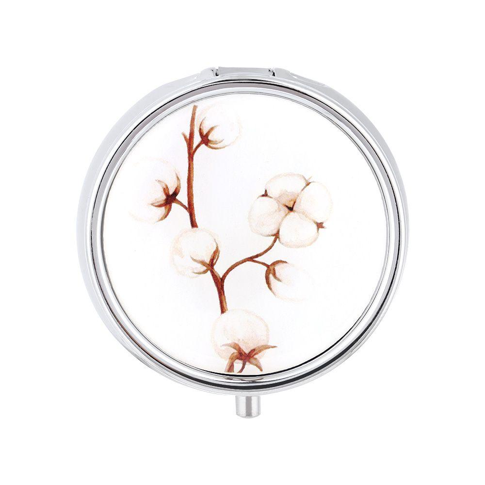 Metal Portable Travel Pill Box Medicine Organizer Pill Cases Makeup Storage Container