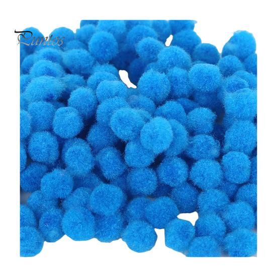 300 Pcs Pom Poms for Crafting 10mm Fluffy Felt Balls Solid Color Fuzzy Pompoms for Dolls Garland DIY Crafts Decorations