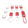 Lockout Tagout Kit Impact Resistant Anti Tampering Electrical Safety Lock Out Tag Out Kit
