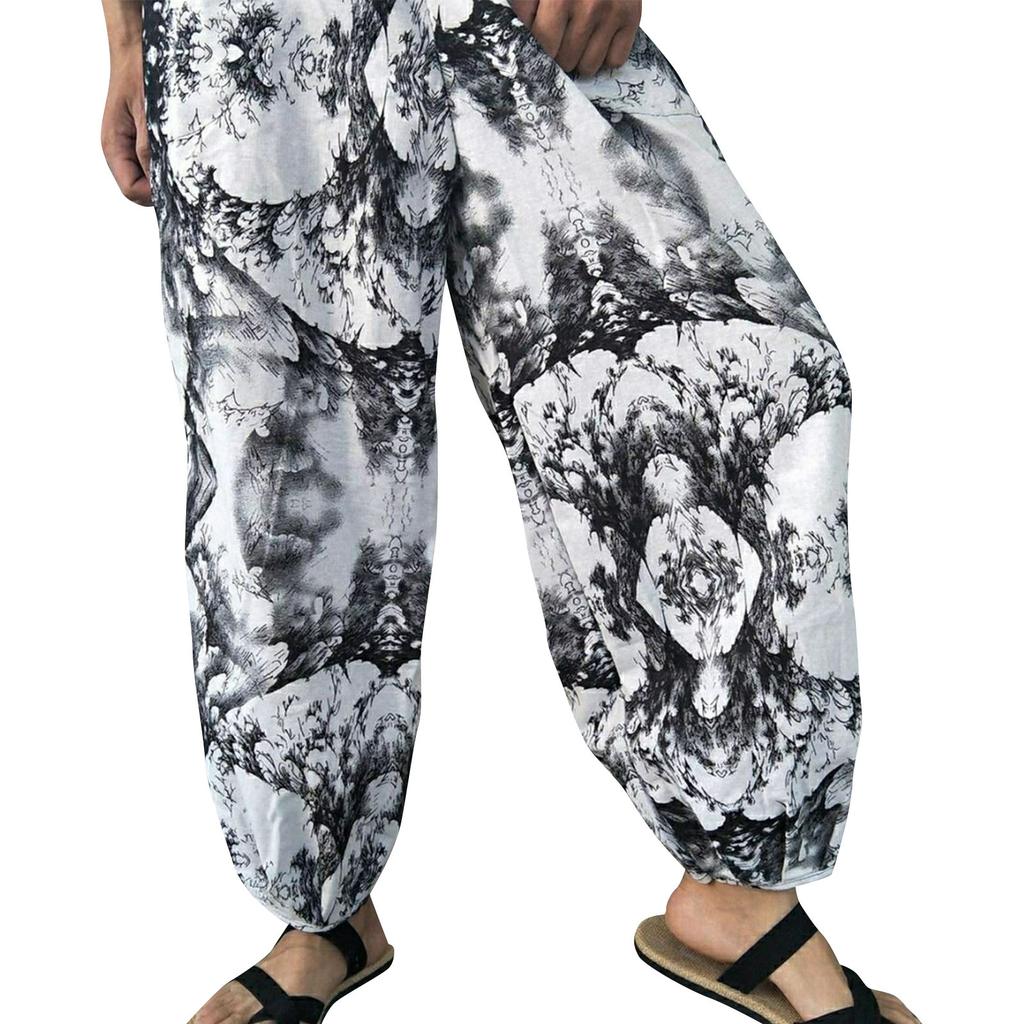 Summer Men And Women Nepalese Crotch Pants Loose Thai Pants Pants