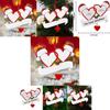 Delightful Double Heart Resin Christmas Tree Decorations For Festive Holiday Cheer