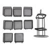 Tea Bag   2 Tier 8 Removable Baskets Up To 96 Teabags Storage Rotating Tea Bag Rack for Kitchen