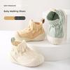 Baby Floor Socks Spring Autumn New Soft-soled Mid-Calf Breathable Polyester Pre-step Shoes Solid Color Non-slip Boys Girls Shoes