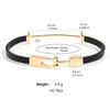 I-shaped Buckle Zinc Alloy Bracelet for Women, Fashionable Hot-selling Simple and Versatile Bracelet Accessories Gifts