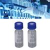 100 Pezzi Flaconi Campione da 2 ml in Vetro Trasparente con Tappo a Vite, Area per Scrittura e Scala, per Laboratori e Prodotti di Bellezza