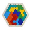 Šestihranné mimozemské šachy Tangram Puzzle Brainstorming 11dílné blokové puzzle Puzzle Klasické puzzle dětské hračky