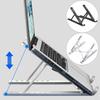1pc Ergonomic Laptop Stand with Cooling, Portable Foldable  Adjustable Height, Desktop Riser for Tablet, Notebook, Computer