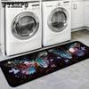 Vintage Laundry Room Floor Mat Dirt Resistant Wear-resistant Oil Absorbing Kitchen Entrance Floor Mat