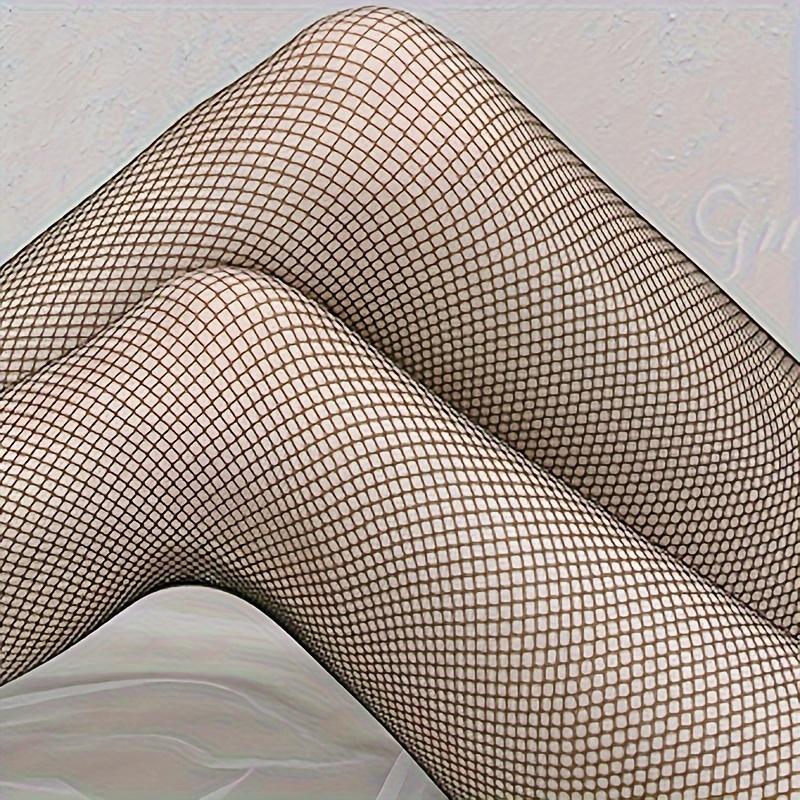 1 par Klassiska Sexiga Svarta Nätstrumpor för Kvinnor Lämpliga för 520-Dejter, Qixi Söta Utflykter, White Day-Outfits