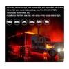 10PCS led 12V Waterproof Trailer Marker Light semi trucks  Marker lights Universal Fit