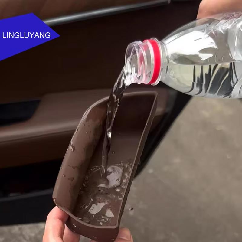 Car Accessories FOR VOLVO XC60 Interior Door Handle Pad Storage Door Slot Pad Silicone Protective Pad Interior 2018-2025