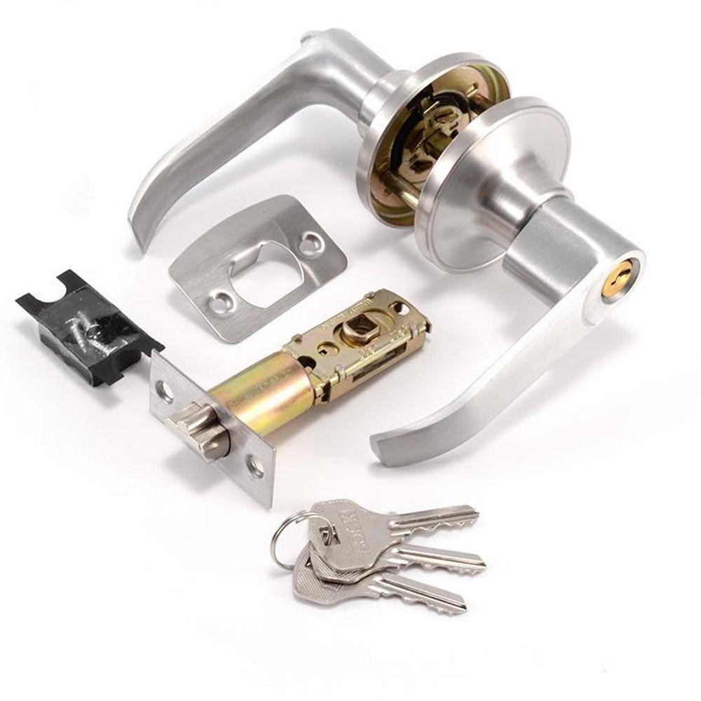 35-50mm Door Handle Lock Aluminum Zinc Zinc Alloy Keyed Locks Durable Spherical Door Lock  Living Room