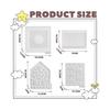 Silicone Moulds Casting Moulds 3D Houses Silicone Mould, Houses 3D DIY Silicone Mould House Casting Moulds Houses Candle Holder Plaster for Casting