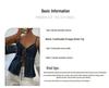 Sexy Sleeveless Tie-Up Denim Camisole Vest