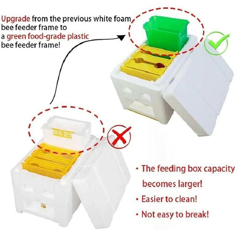 Foam Bee Hive Box Beekeeper Garden Pollination Box Waterproof Bee Breeding Case