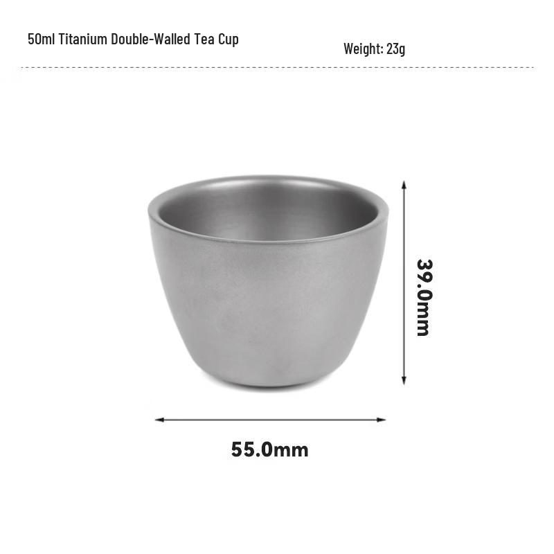 

NuFeng Portable Titanium Double-Wall Tea Cup