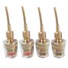 [LCYOUTH] Banana Plug Conversion Connector 4mm Speaker Cable Adapter, Red & Black 4-Pack (Needle-Type Plug)