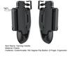 Conductive Rubber Buttons 1 Pair Gaming Handle for Tablet, 6 Finger Game Joystick Trigger Handle, Anti-Slip Gamepad Controller Accessory Mobile