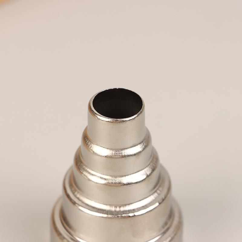 5Pcs/Set Stainless Steel  Air Gun Heat Resisting Nozzles Fast Heating Heat Blower Nozzles